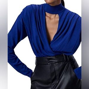 New with tag! ZARA COBALT BLUE bodysuit!